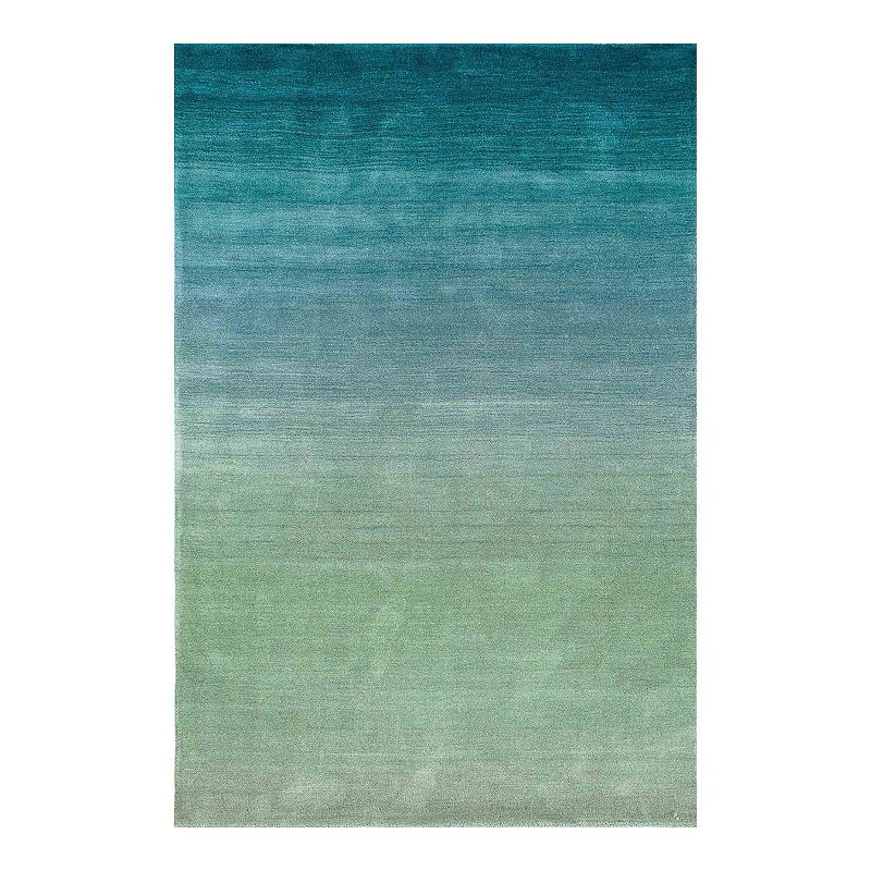 Liora Manne ARCA Ombre Wool Rug, Blue, 2X7.5 Ft