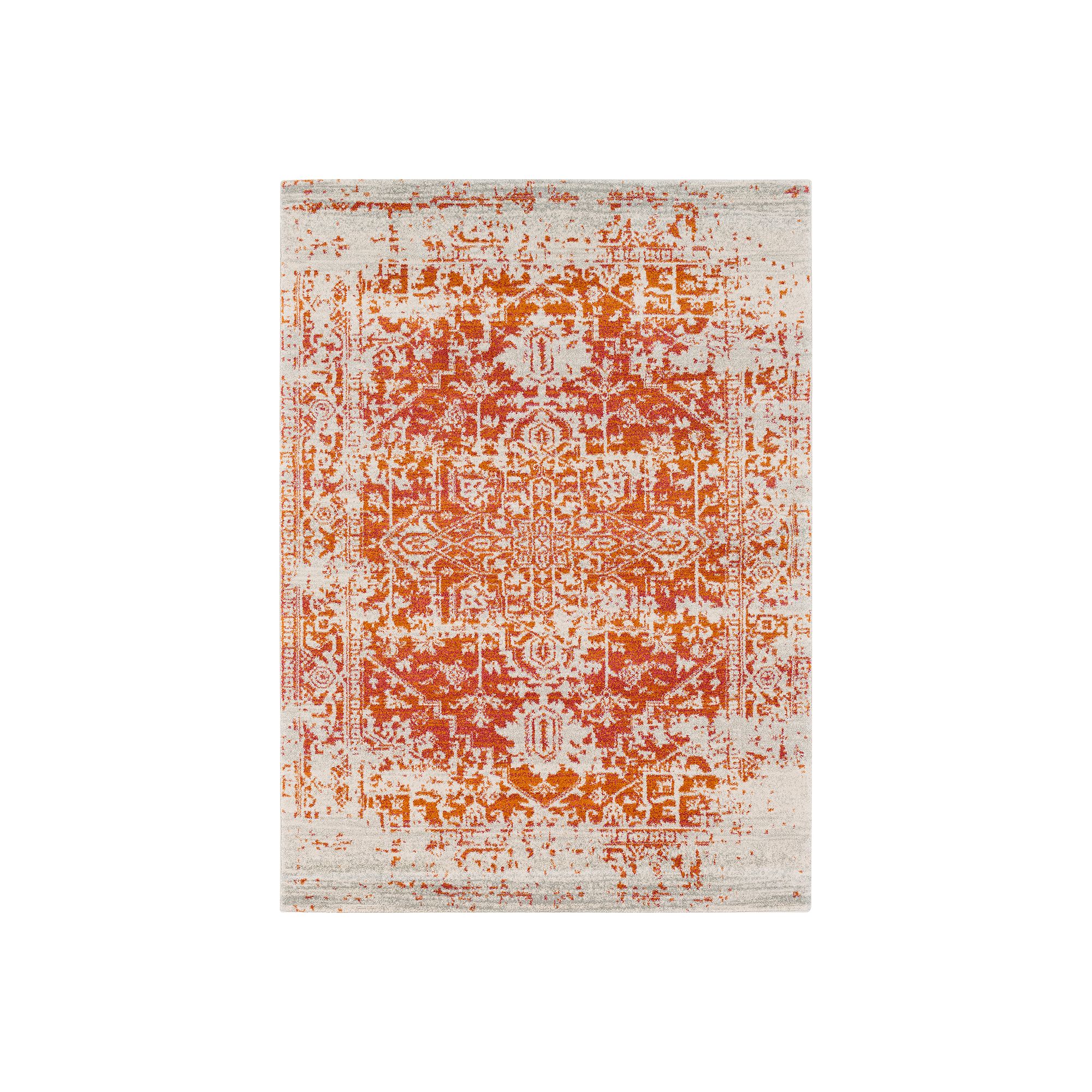 Decor 140 Astra Distressed Traditional Rug, Burnt Orange