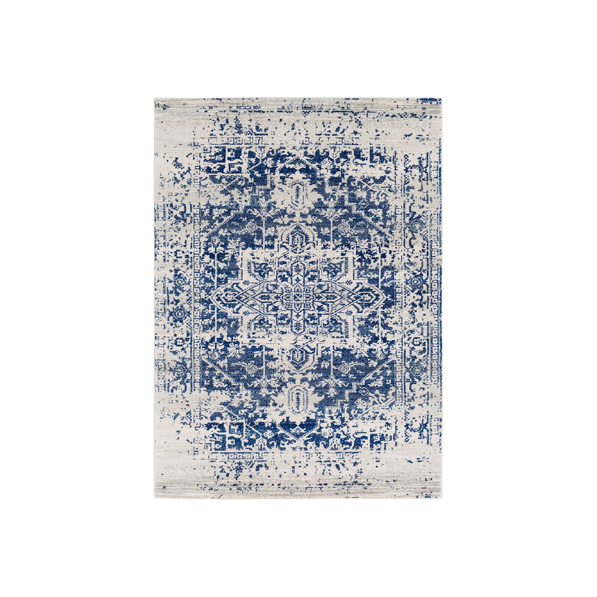 Decor 140 Astra Distressed Traditional Rug, Dark Blue