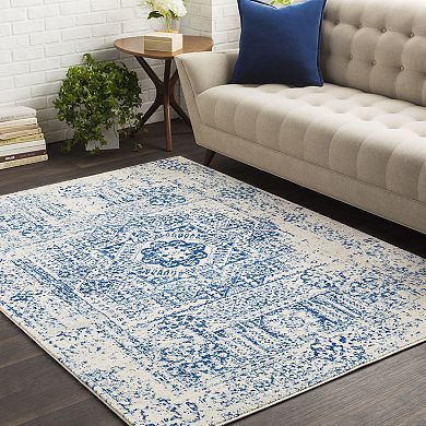 Decor 140 Manila Blue Geometric Area Rug