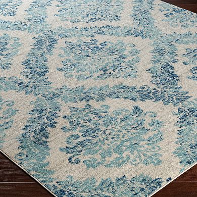 Decor 140 Astra Distressed Geometric Medallion Area Rug