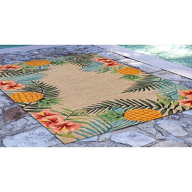 Liora Manne Ravella Tropical Indoor Outdoor Rug