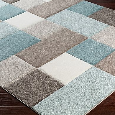 Decor 140 Manila Geometric Blocks Area Rug