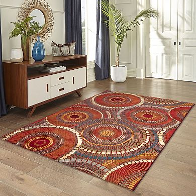 Liora Manne Marina Circles Indoor Outdoor Rug