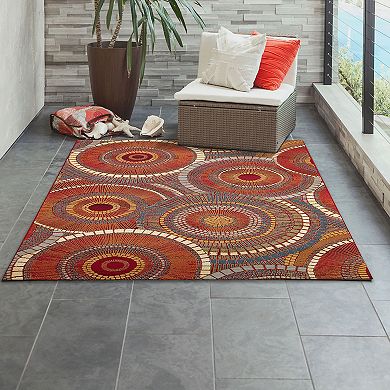 Liora Manne Marina Circles Indoor Outdoor Rug