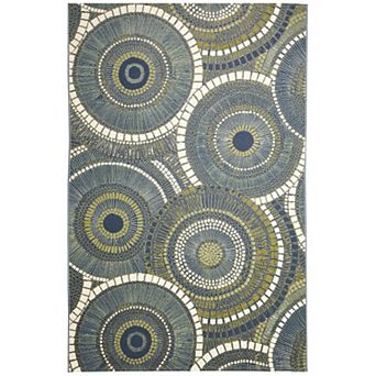 Liora Manne Marina Circles Indoor Outdoor Rug