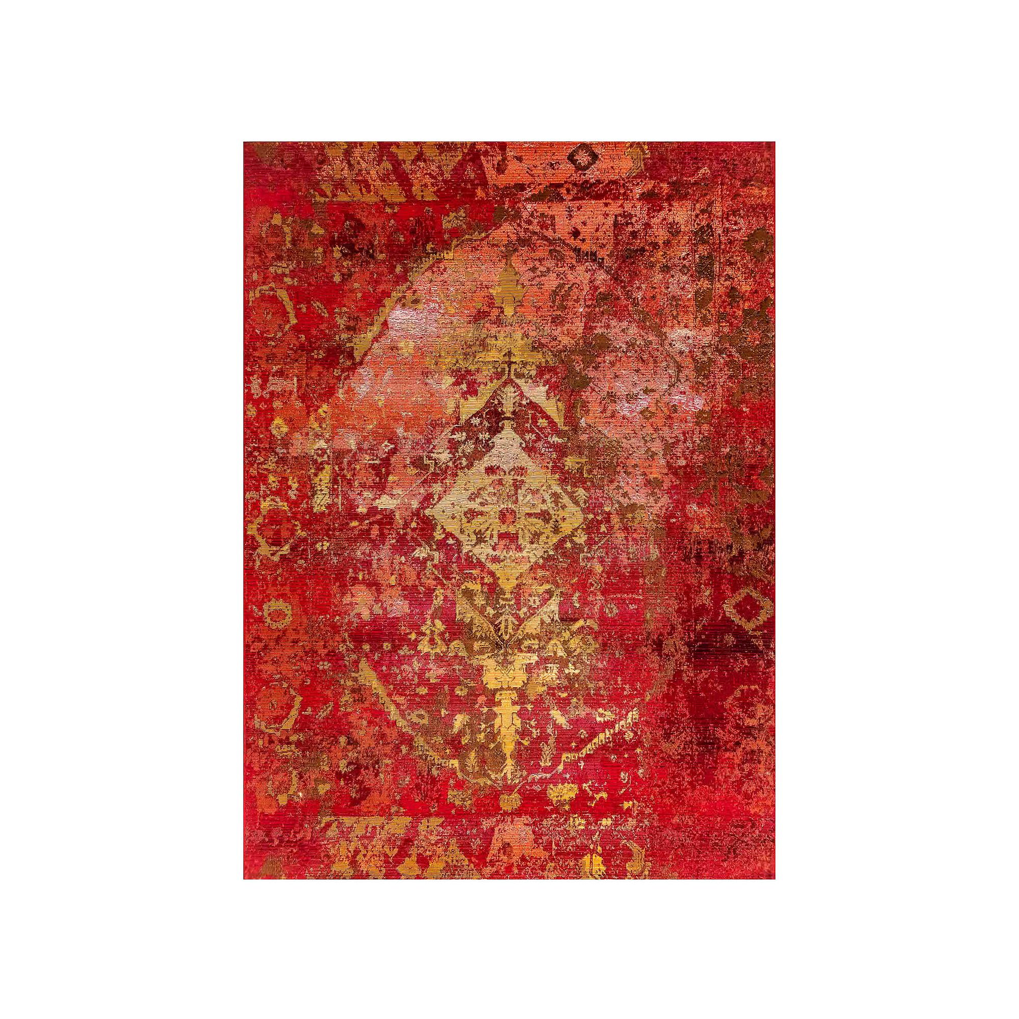 Liora Manne Marina Kermin Indoor Outdoor Rug, Saffron