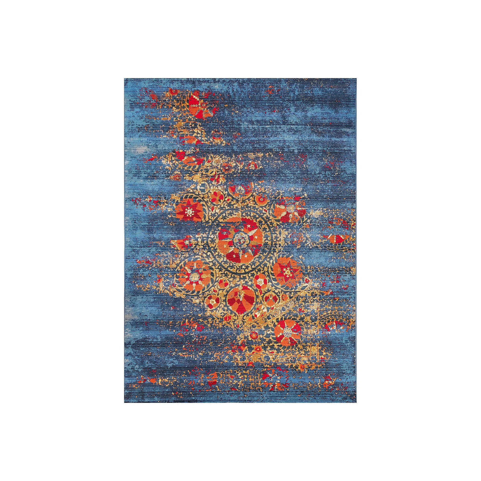 Liora Manne Marina Suzanie Indoor Outdoor Rug, Blue