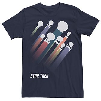 Men's Star Trek Ship Streaks Tee