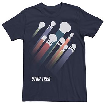Men's Star Trek Ship Streaks Tee