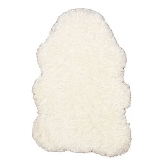 Linon Faux Lambskin Shag Rug - 3'6'' x 5'6''