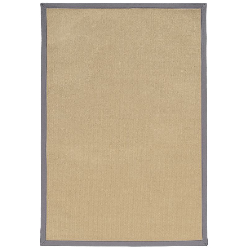 Linon Faux Sisal Rug, Beig/Green, 8Ft Rnd