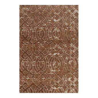 Linon Hi Lo Trellis Rug