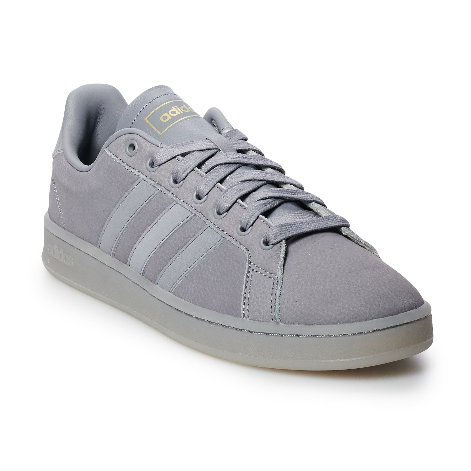 adidas men's grand court sneaker grey