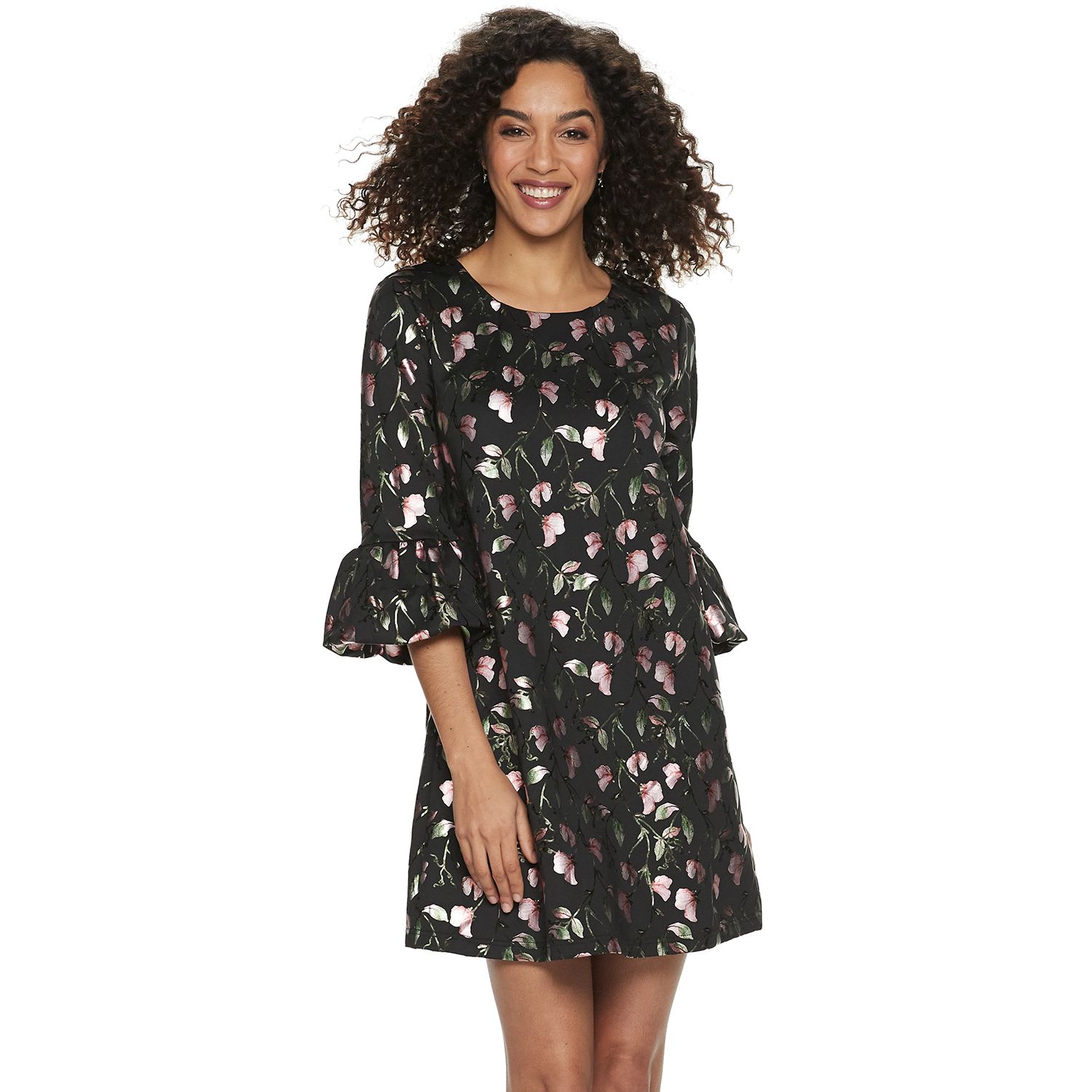 kohls bell sleeve dress