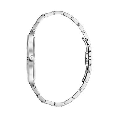 Bulova Men's Diamond Accent Stainless Steel Watch - 96E117K