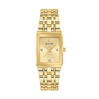 Bulova Women's Diamond Accent Stainless Steel Watch - 97P140