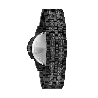 Bulova Men's Black Crystal Multi-Dial Watch - 98C134