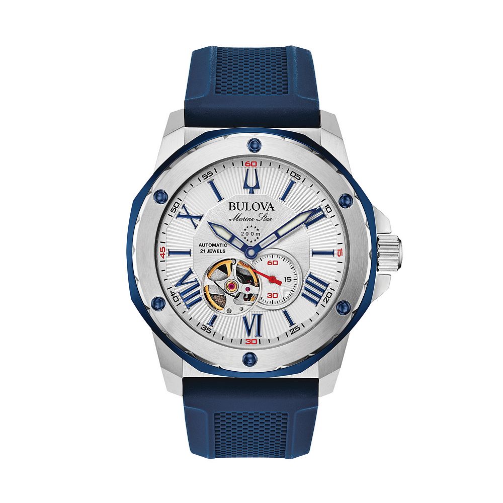 Bulova Men's 44mm Marine Star Automatic Watch - 98A225