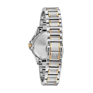 Bulova Women's Marine Star Two Tone Stainless Steel Diamond Accent Watch - 98P186