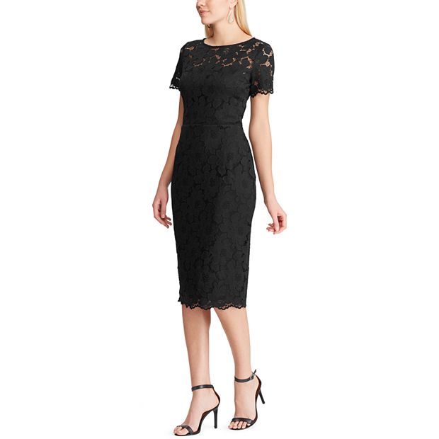 Chaps lace dress sale