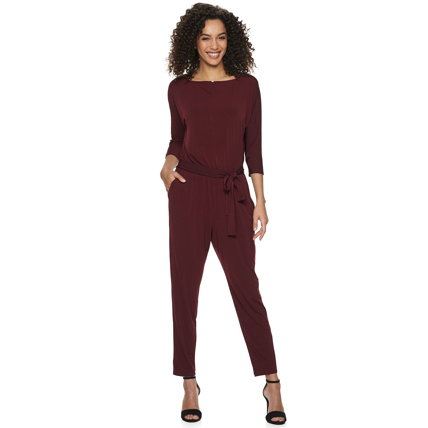 women's black romper pants