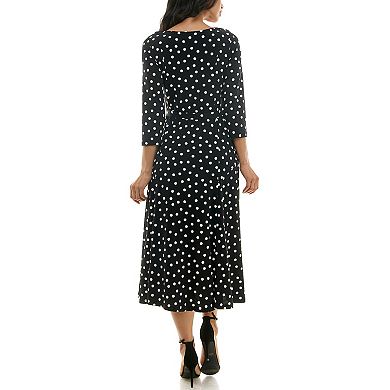 Women's Nina Leonard Print Midi Dress