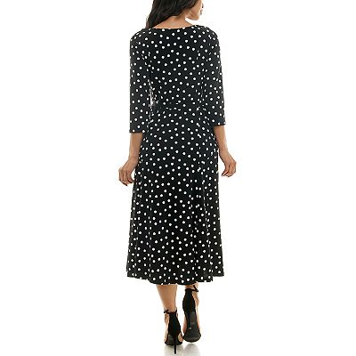 Women s Nina Leonard Print Midi Dress