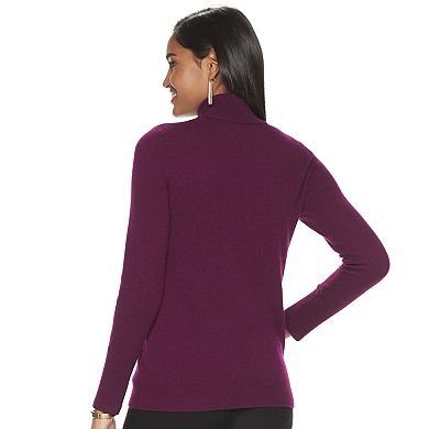 Women's Apt. 9® Cashmere Turtleneck Sweater