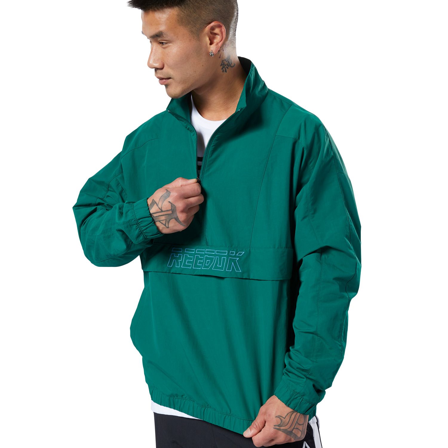 Men's Reebok Half-Zip Woven Jacket