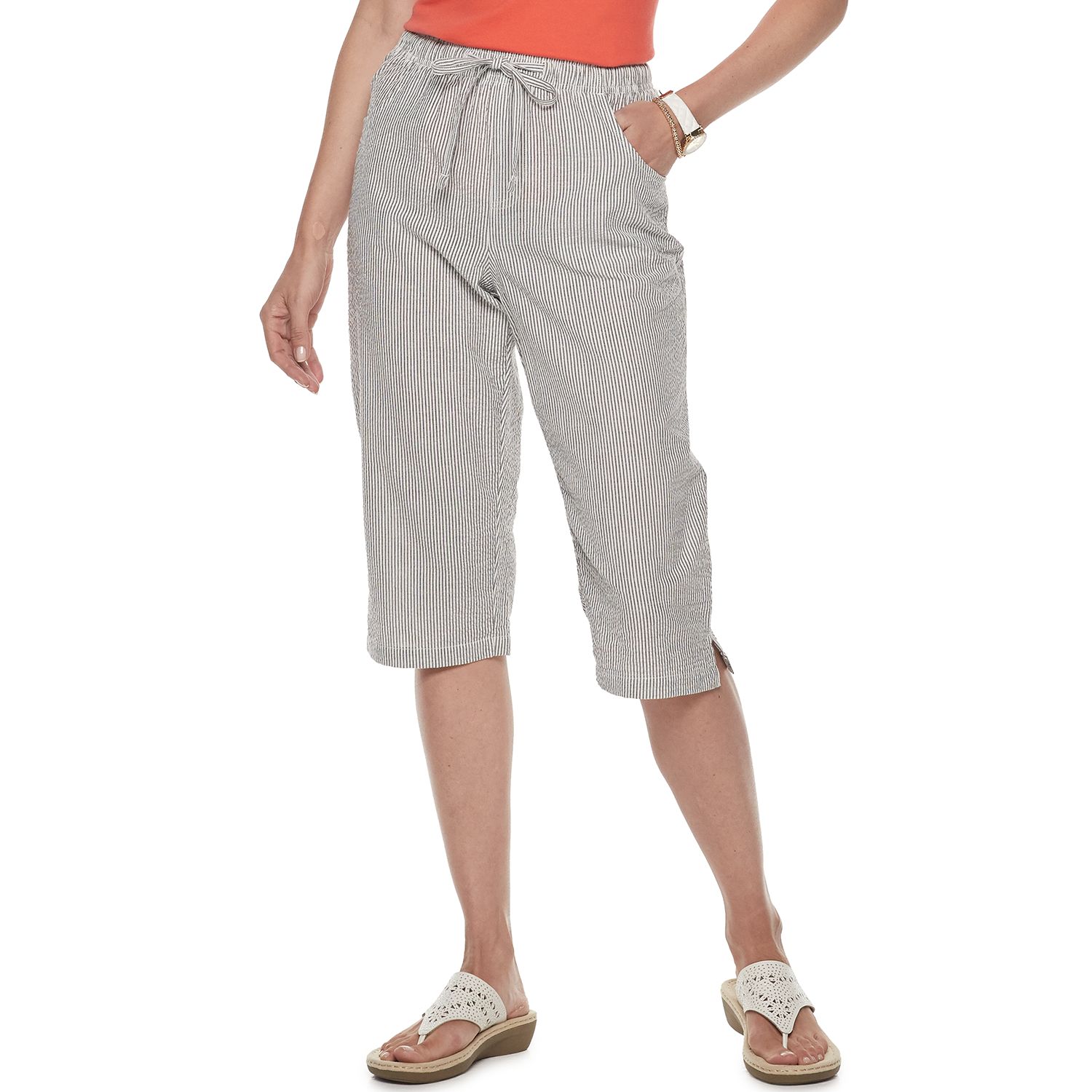 petite gloria vanderbilt capris