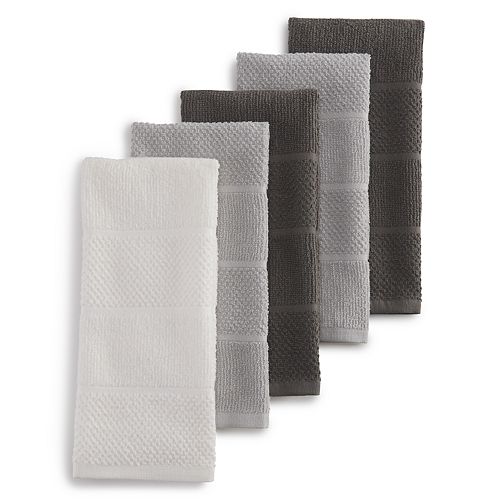 The Big One® MultiColor Solid Kitchen Towel 5pk.