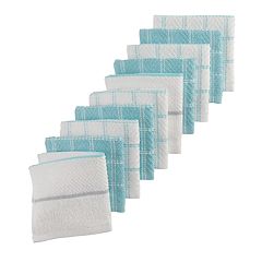 Everyday Living Solid Blue Dish Cloths, 4 pk - King Soopers