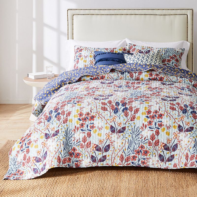 Barefoot Bungalow Perry Quilt Set, Multicolor, King