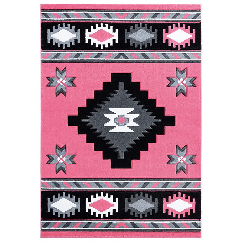 United Weavers Bristol Caliente Ultra Chic Rug, Pink, 8X10.5 Ft