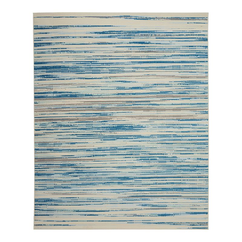 Nourison Jubilant Dreamer Rug, Blue, 8Ft Rnd