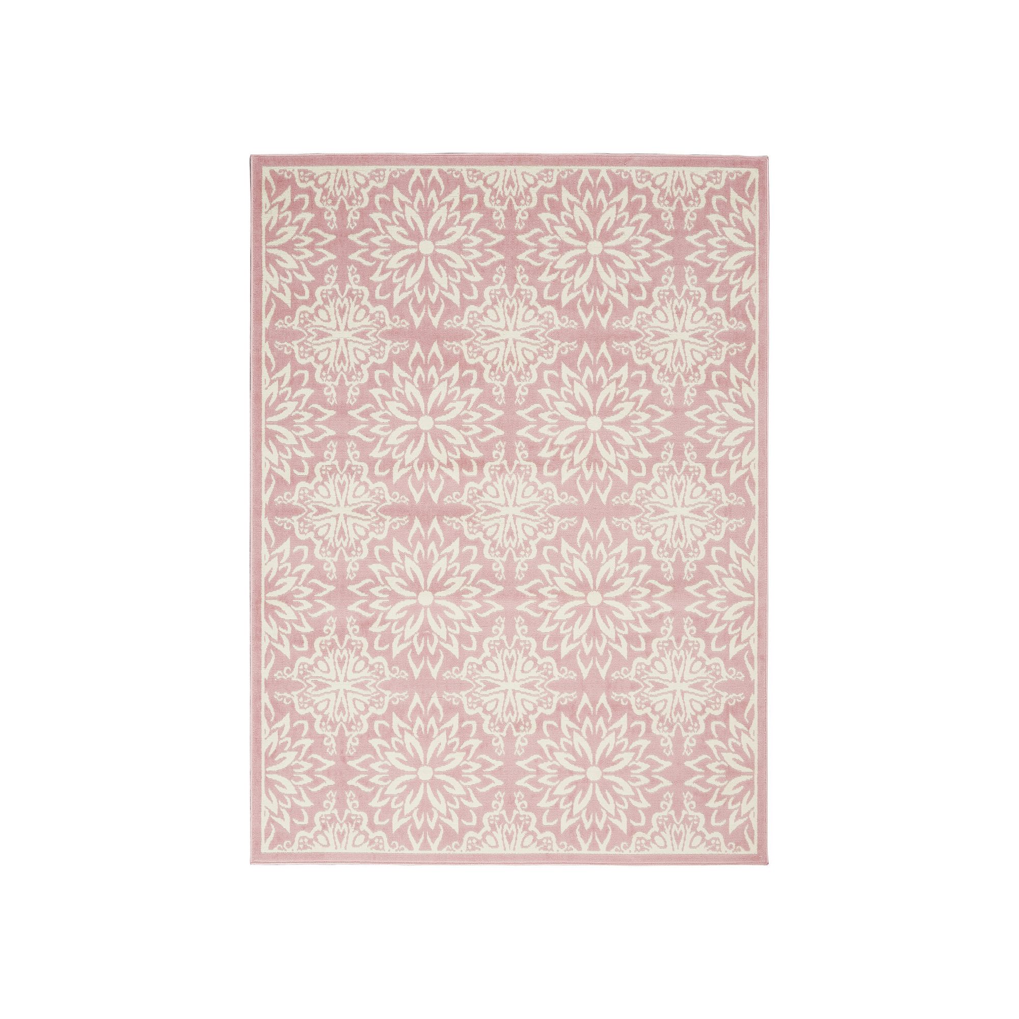 Nourison Jubilant Davina Rug, Ivory Pink