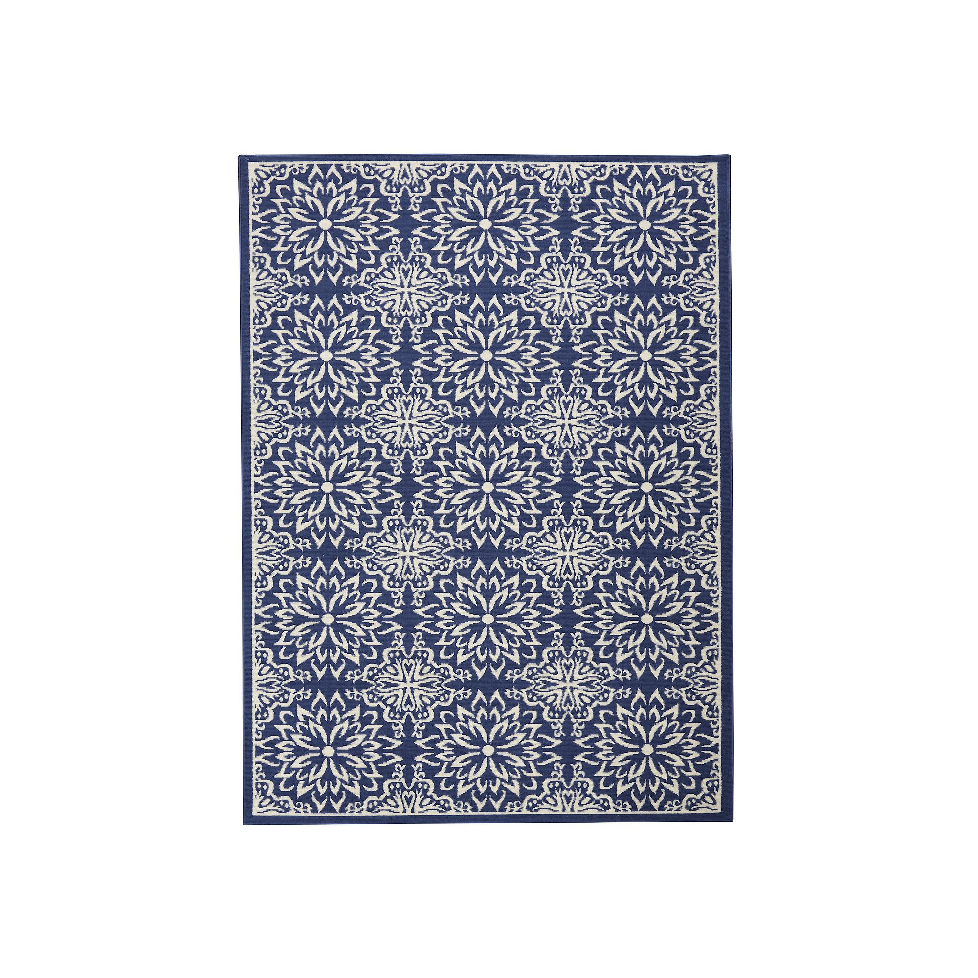 Nourison Jubilant Davina Rug, Navy Ivory
