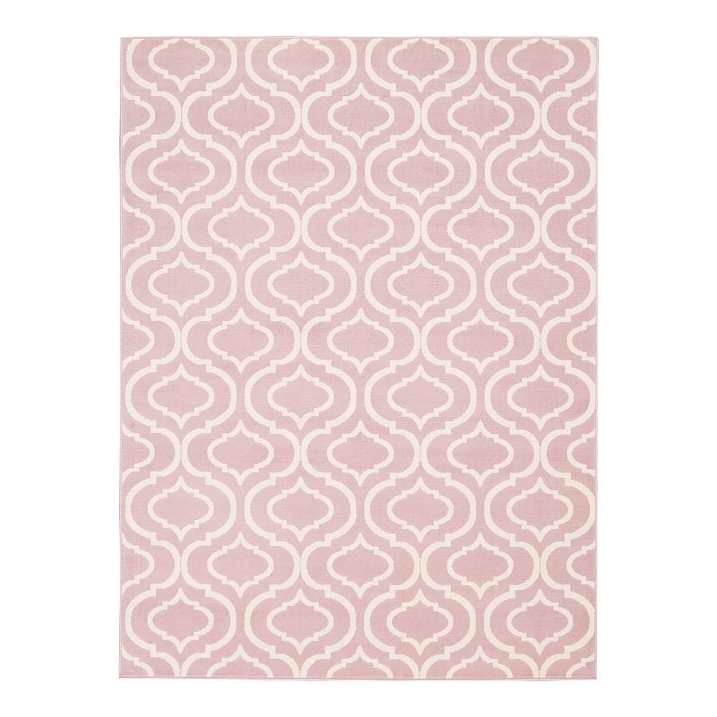 Nourison Jubilant Serene Rug, Pink, 8Ft Rnd