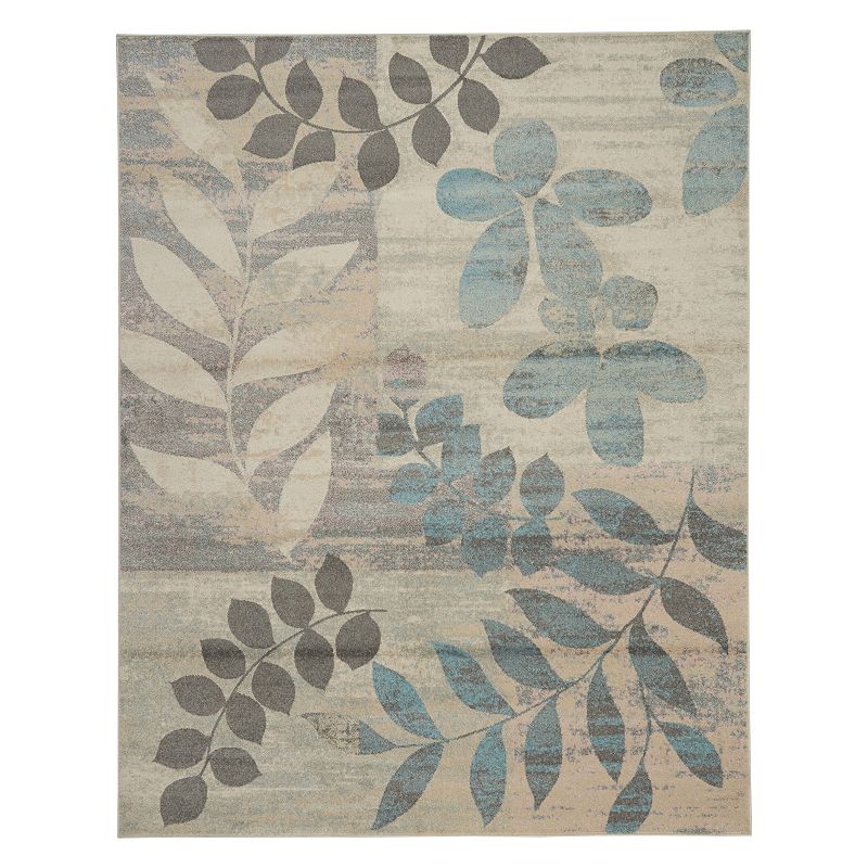 Nourison Tranquil Inspired Rug, White, 9X12 Ft