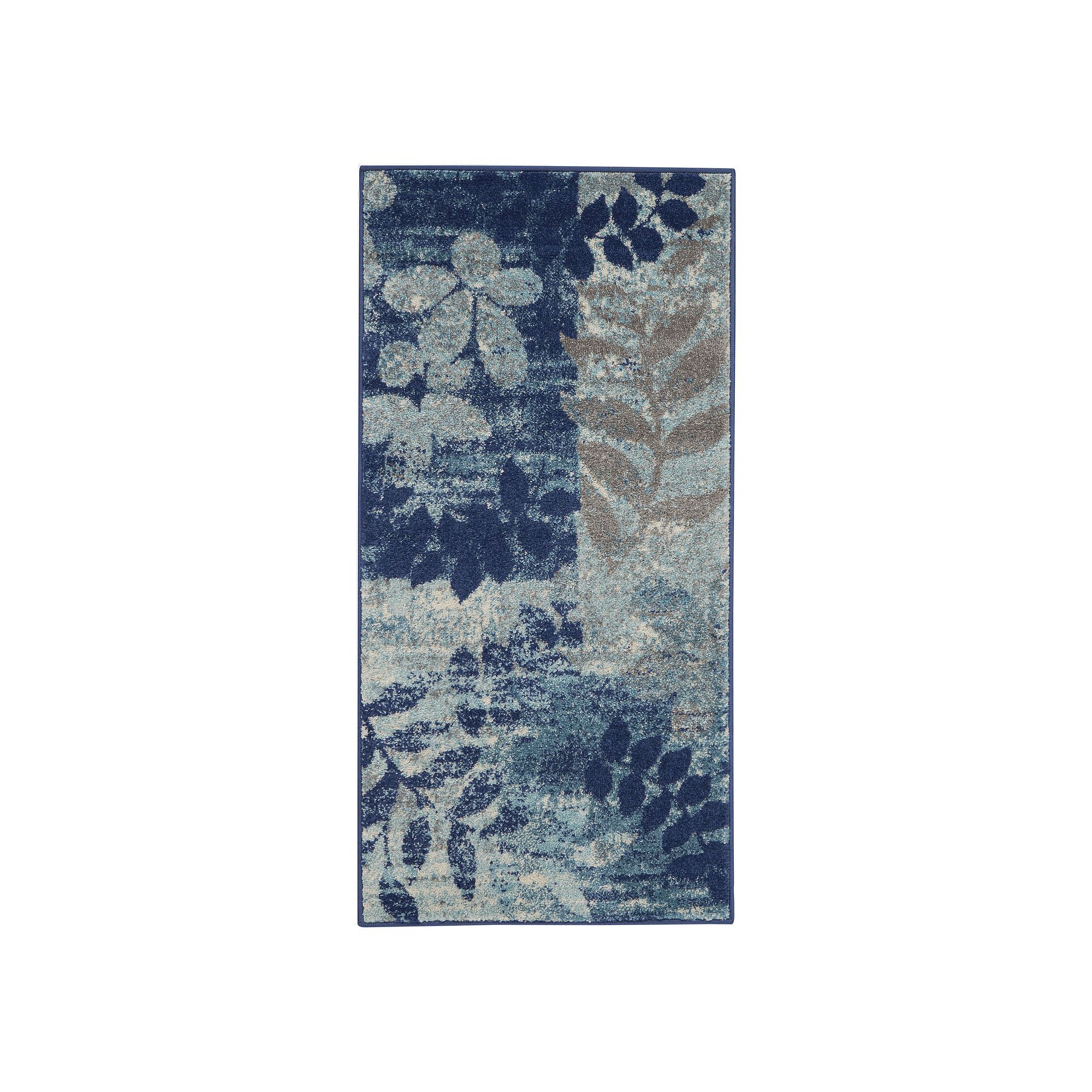 Nourison Tranquil Inspired Rug, Navy Light Blue