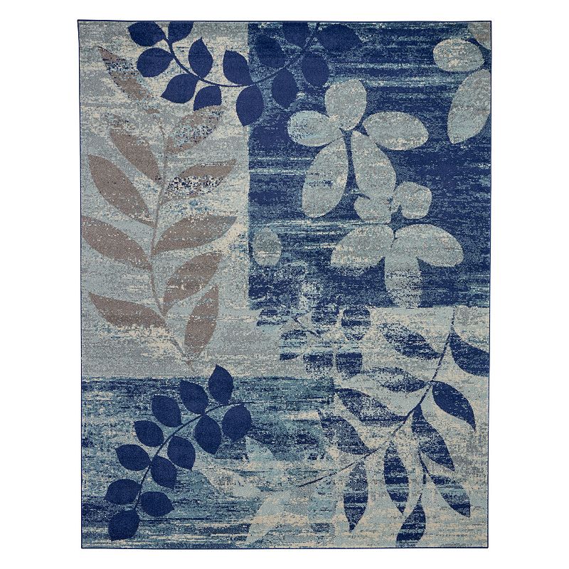 Nourison Tranquil Inspired Rug, Blue, 6X9 Ft