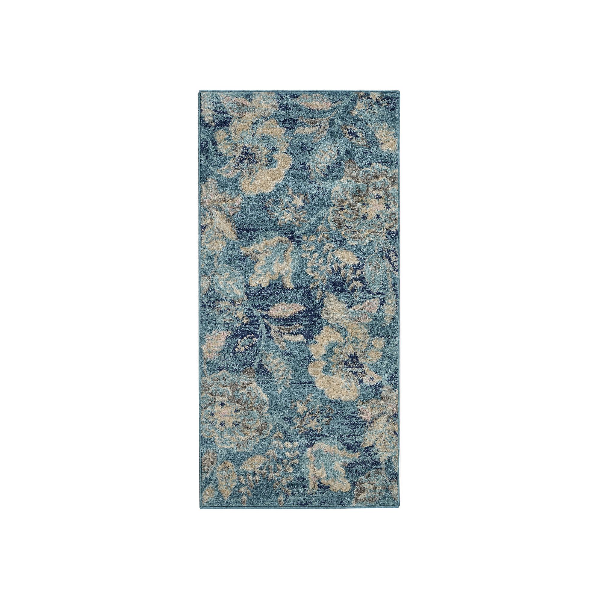 Nourison Tranquil Misha Rug, Turquoise