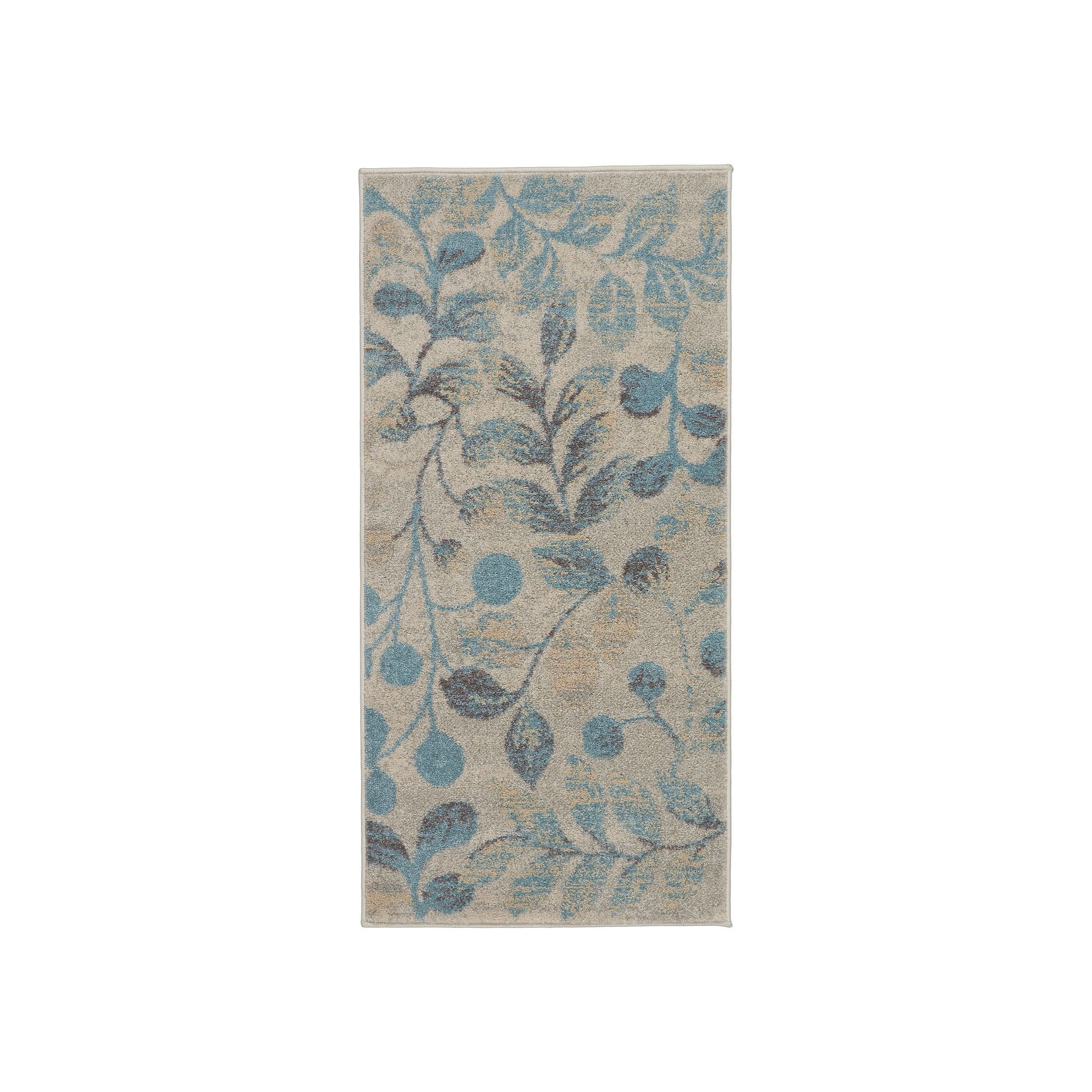 Nourison Tranquil Ava Rug, Ivory Turquoise