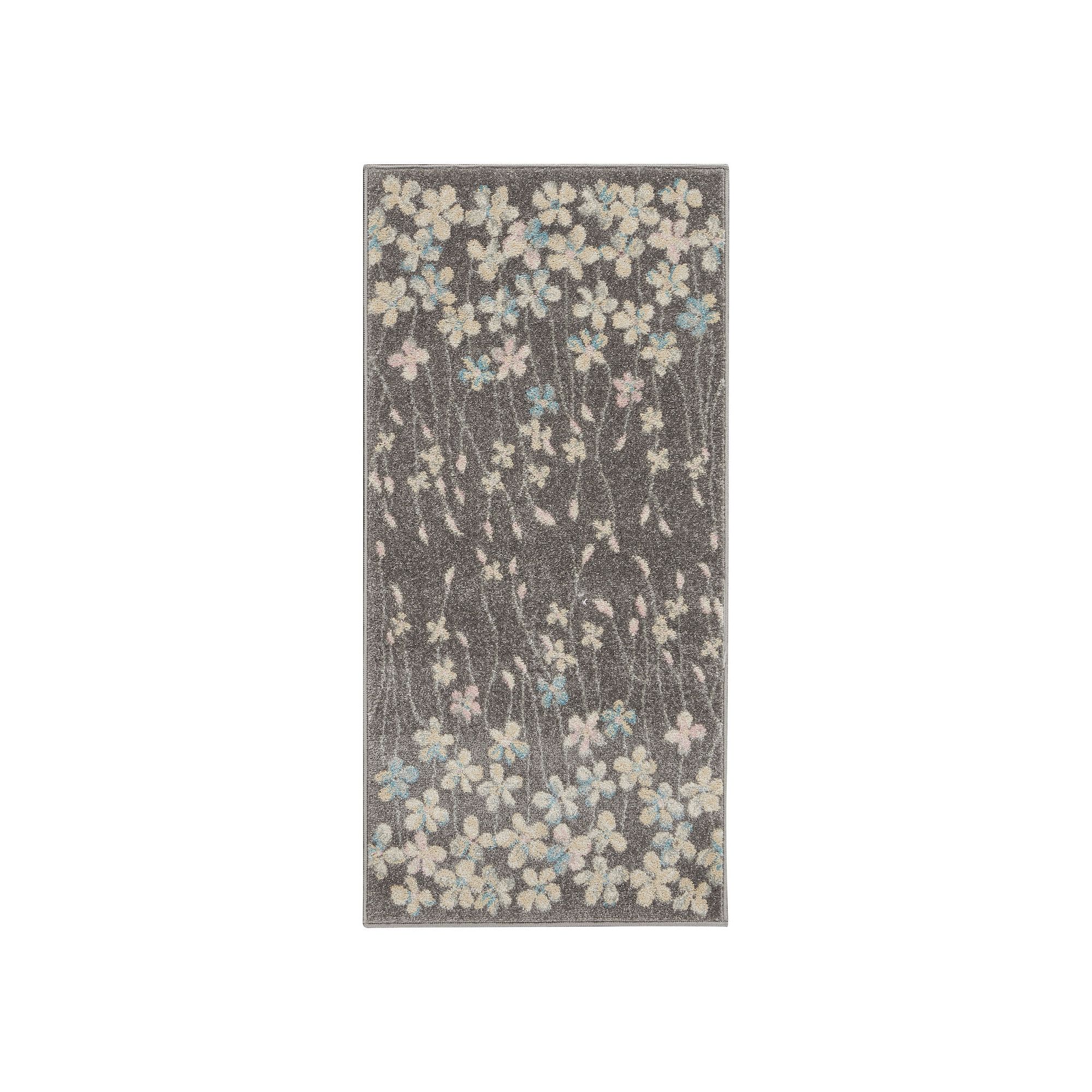 Nourison Tranquil Belle Rug, Gray Beige