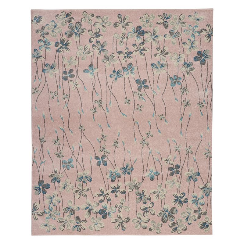 Nourison Tranquil Belle Rug, Pink, 6X9 Ft