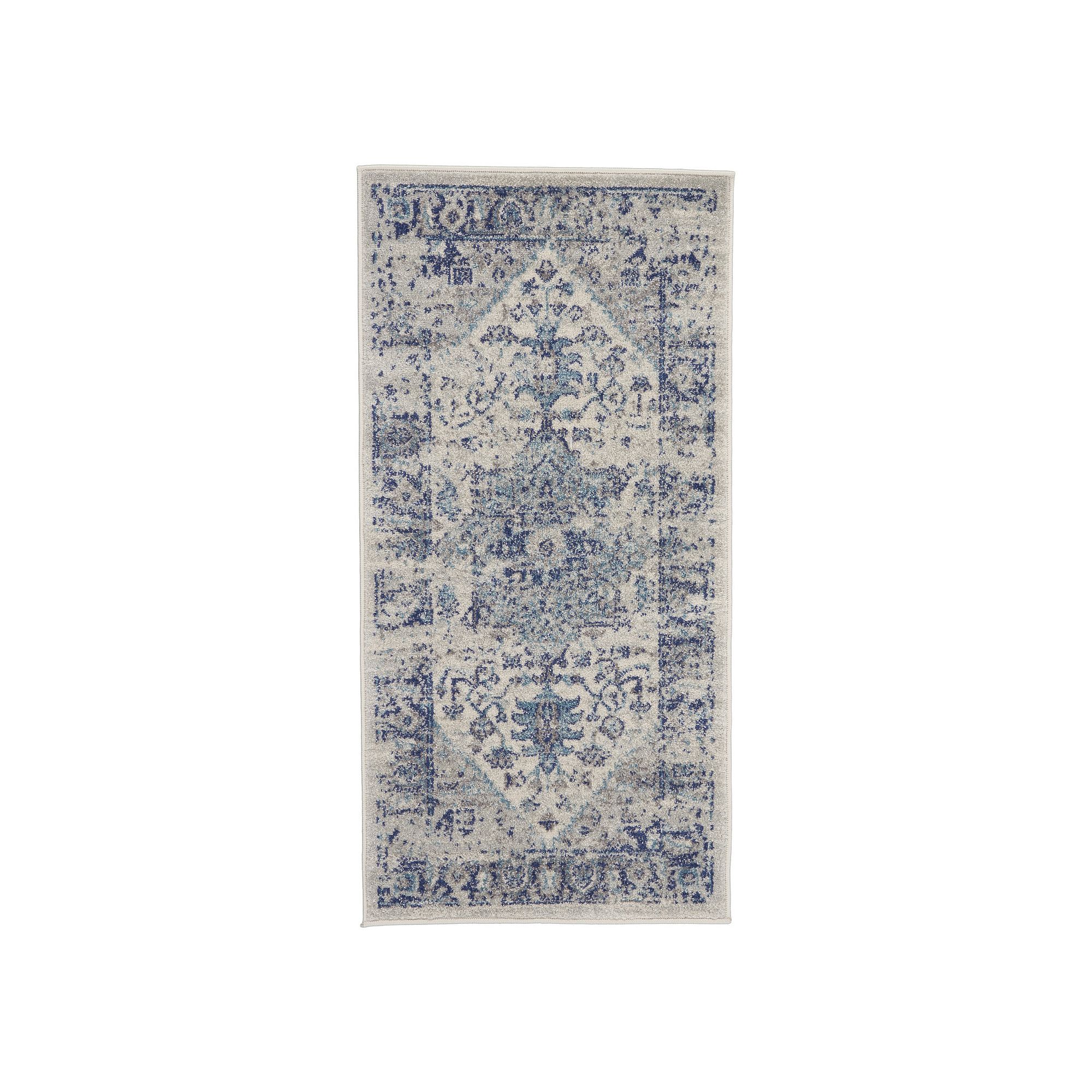 Nourison Tranquil Jewel Rug, Ivory Light Blue