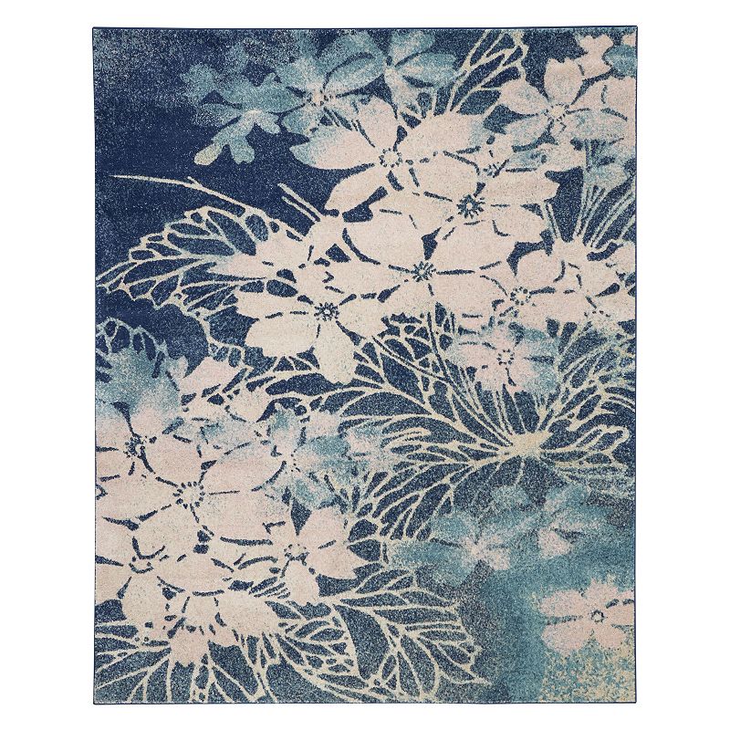 Nourison Tranquil Gemma Rug, Multicolor, 6X9 Ft