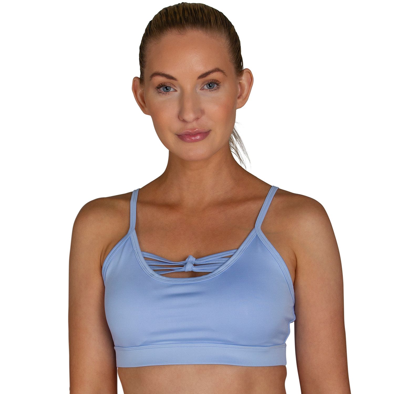 jockey zip front sports bra