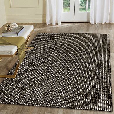 Liora Manne Carmel Textured Stripe Indoor Outdoor Rug